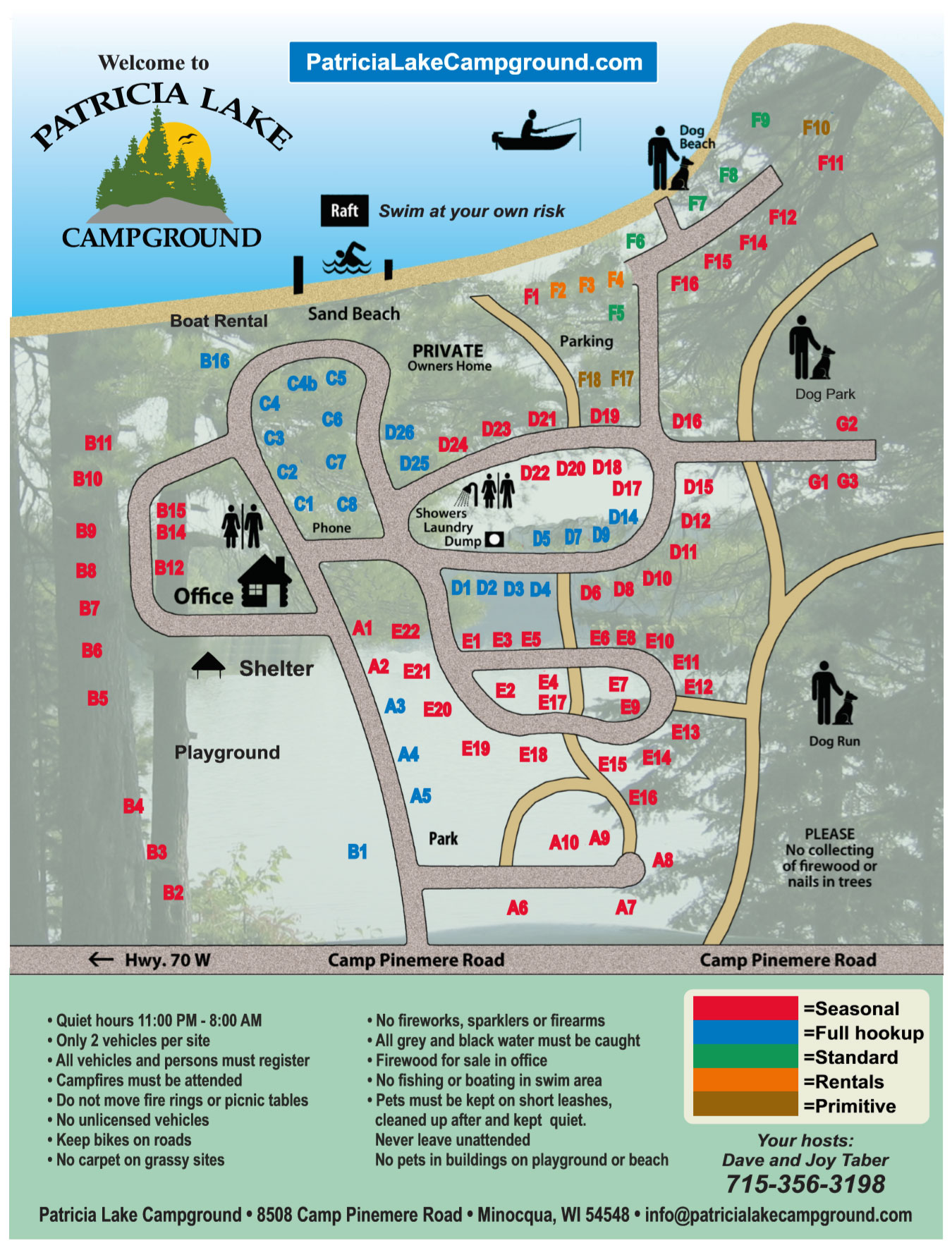 Contact Us Patricia Lake Campground